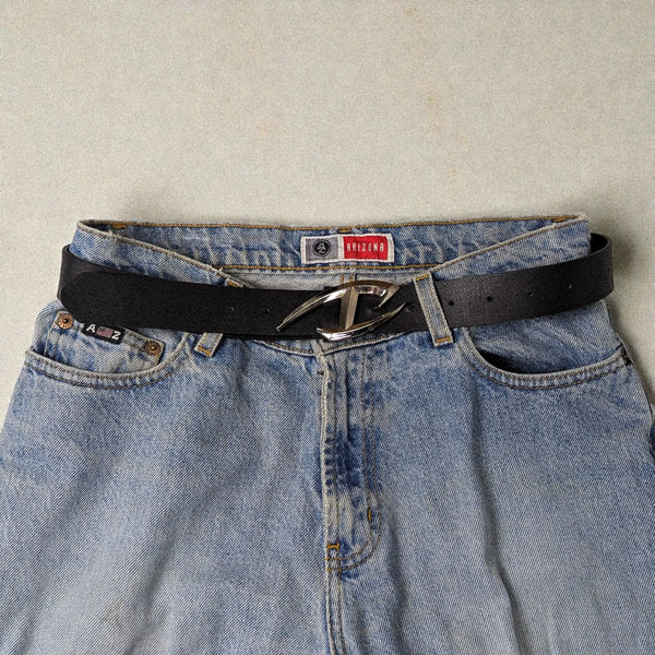 Y2K Razor Buckle Belt