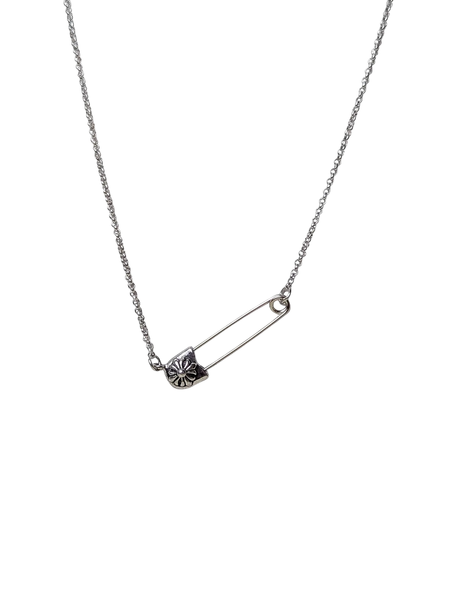 Safety Pin Necklace