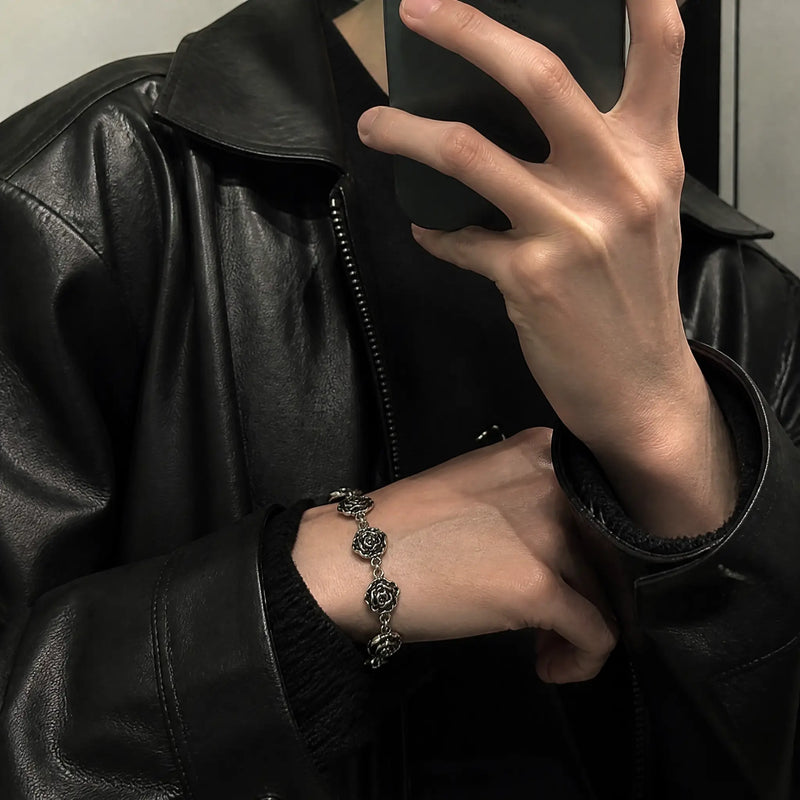 Unrols Gothic Floral Bracelet lifestyle look 1