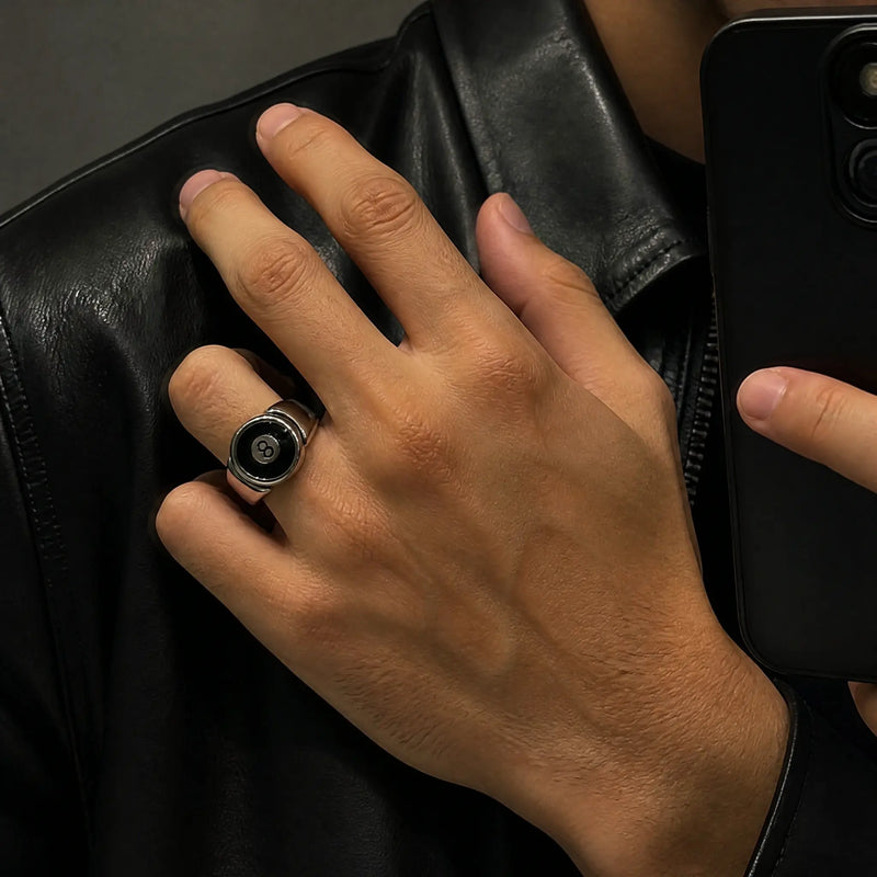 Unrols 8 Ball Ring lifestyle look 1