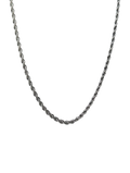 UNROLS SILVER ROPE CHAIN