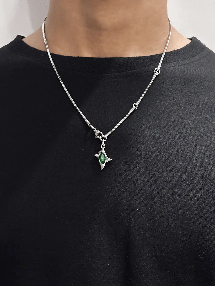 Emerald Star Pendant