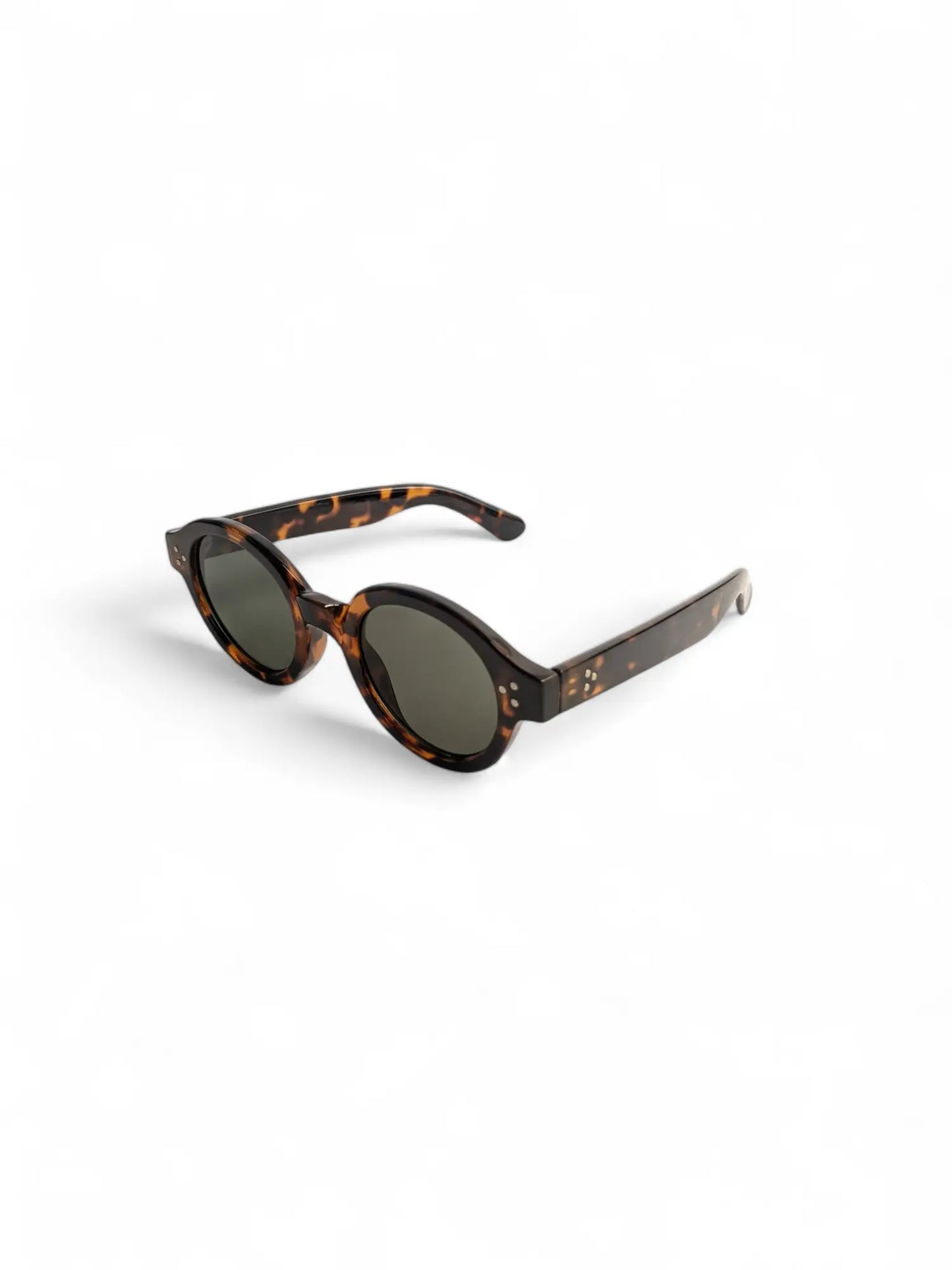 Unrols Tortoise Round Sunglasses