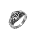 Starburst pattern ring