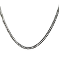UNROLS SILVER CUBAN CHAIN
