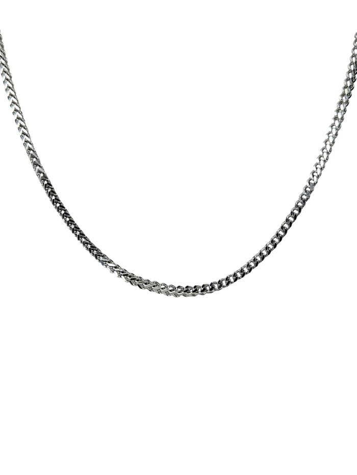 UNROLS SILVER FOXTAIL CHAIN
