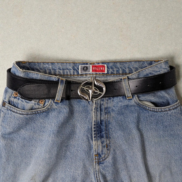Y2K Star Buckle Belt